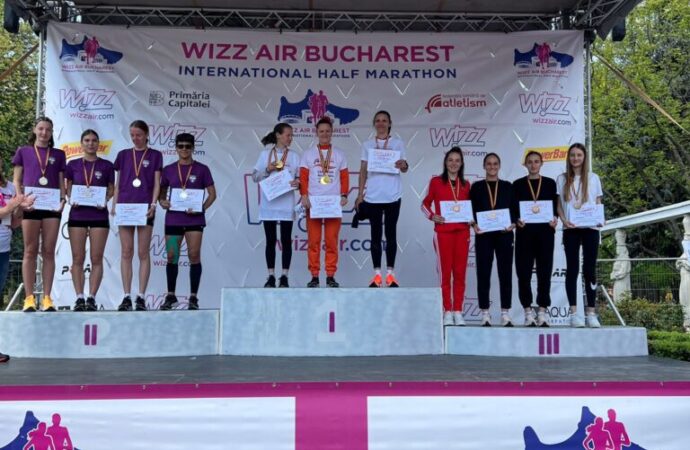 Podium plin de gorjence la București