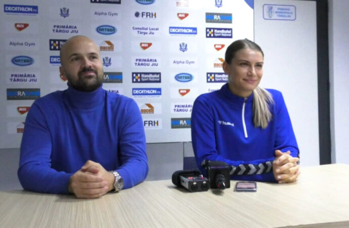 Florența Ilie și Andrei Enache au prefațat meciul cu Bistrița