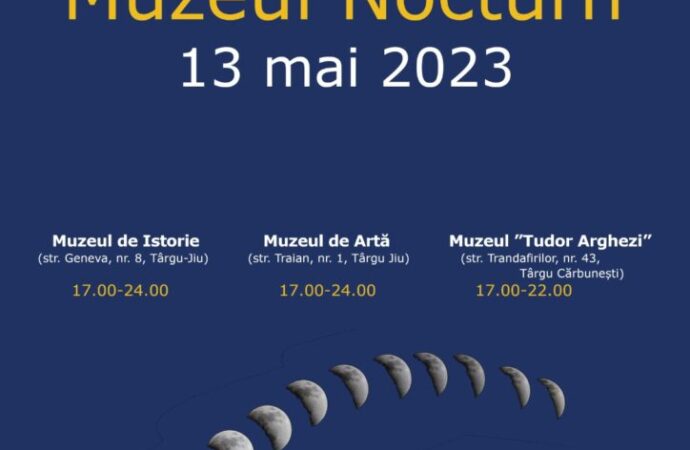 Trei instituții din Gorj participă la Noaptea Europeană a Muzeelor