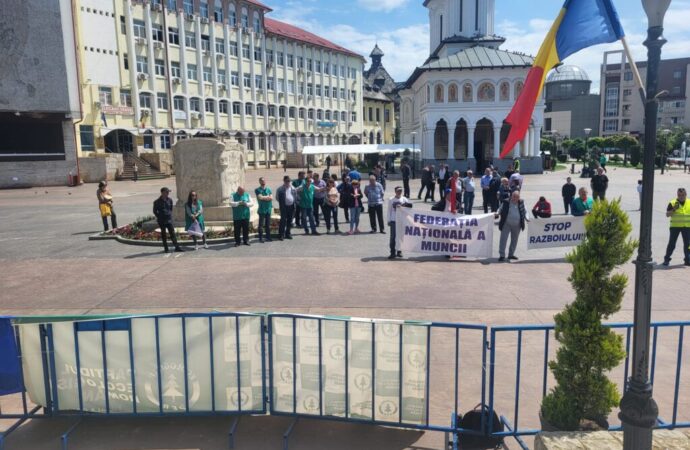 Miting pentru salvarea mineritului