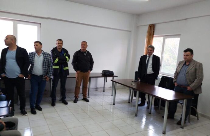 Protest spontan la Cariera Tismana