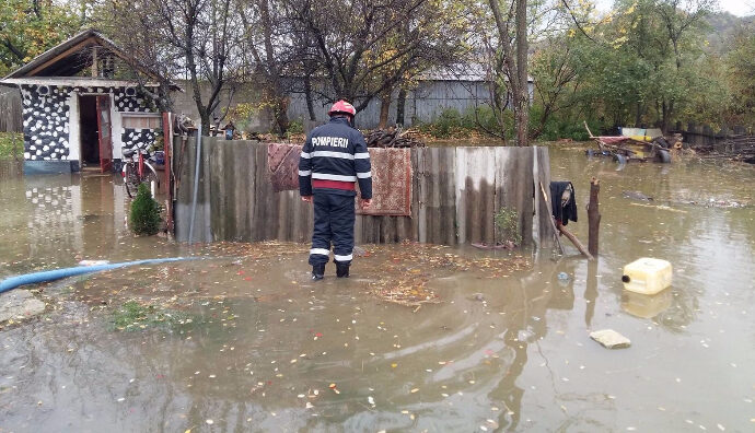 Bilanțul pagubelor după inundațiile din Gorj