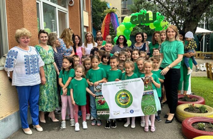 Grădină de Relaxare, Liniște și Învățare, inaugurată la o grădiniţă din Târgu Jiu