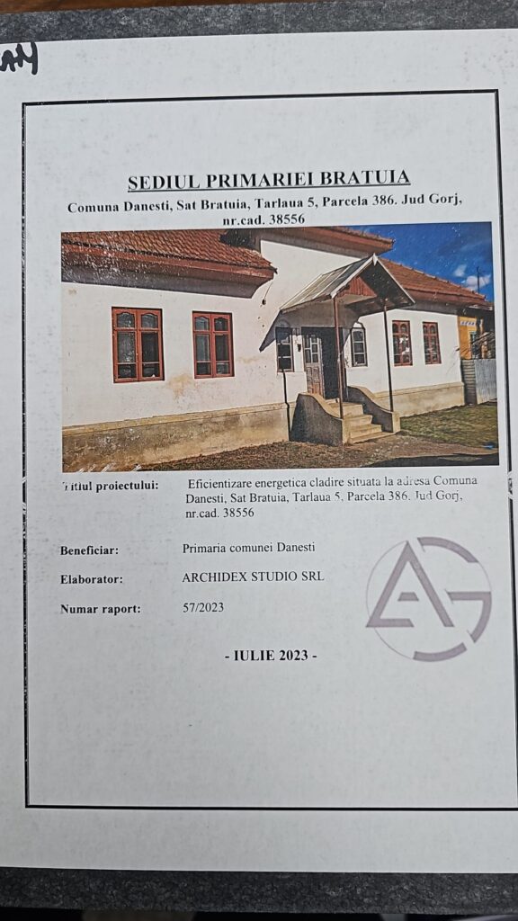 Șantier în derulare într-o comună din Gorj - 27 iulie 2023 AccentNews.ro