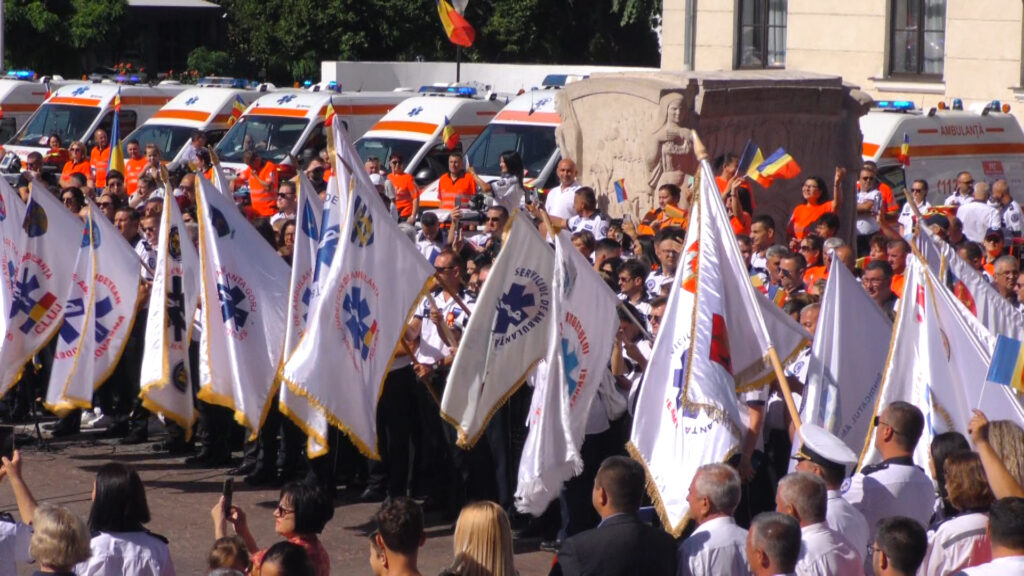 Ziua Ambulanței, marcată la Târgu Jiu cu personal din toată țara - 28 iulie 2023 AccentNews.ro