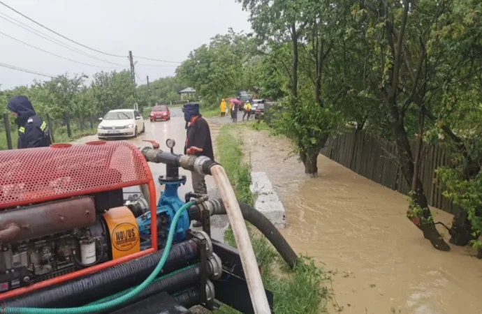 Ce pagube au produs inundațiile în Gorj