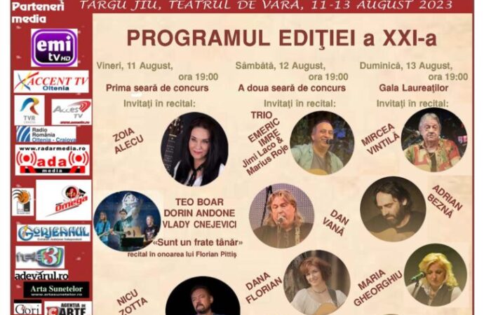 Festivalul Național de Folk și Baladă, weekendul viitor la Târgu Jiu