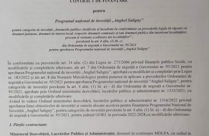 Infrastructură rutieră modernă pentru locuitorii comunei Dănești