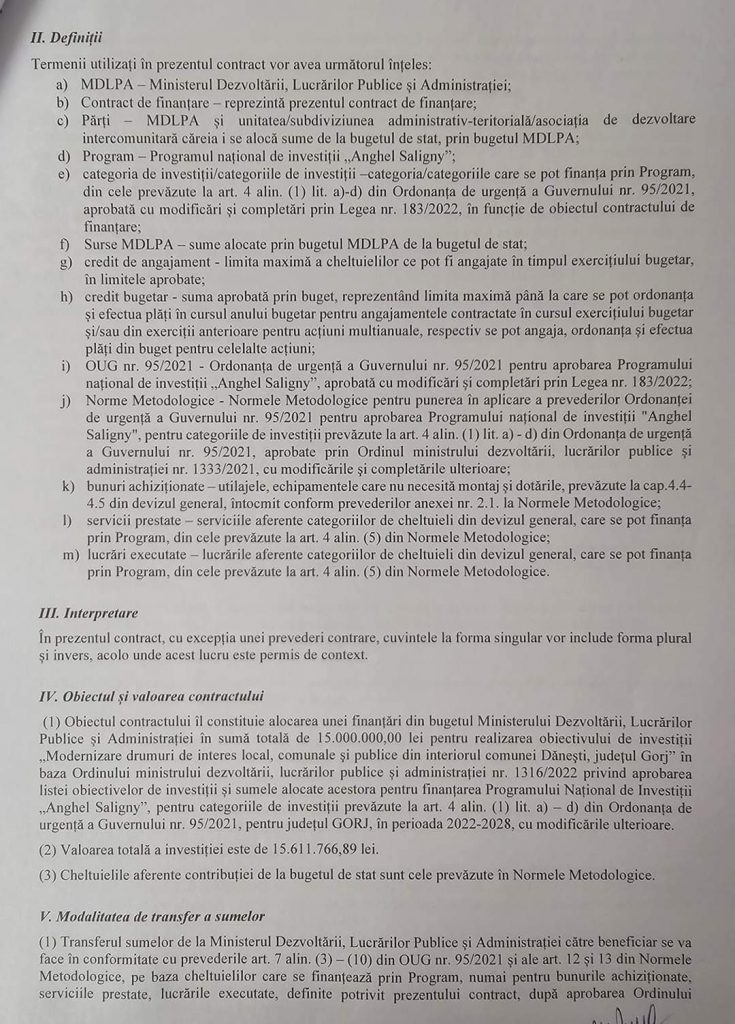 Infrastructură rutieră modernă pentru locuitorii comunei Dănești - 28 septembrie 2023 AccentNews.ro