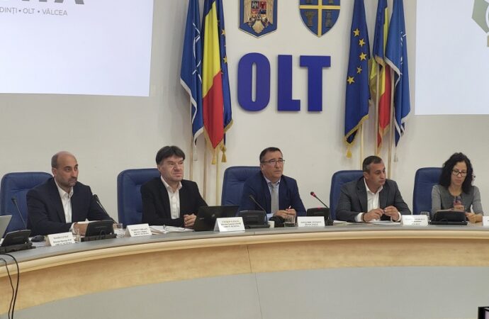 Consiliul Județean Olt a găzduit azi ședința Comitetului de Monitorizare a Programului Regional Sud-Vest Oltenia
