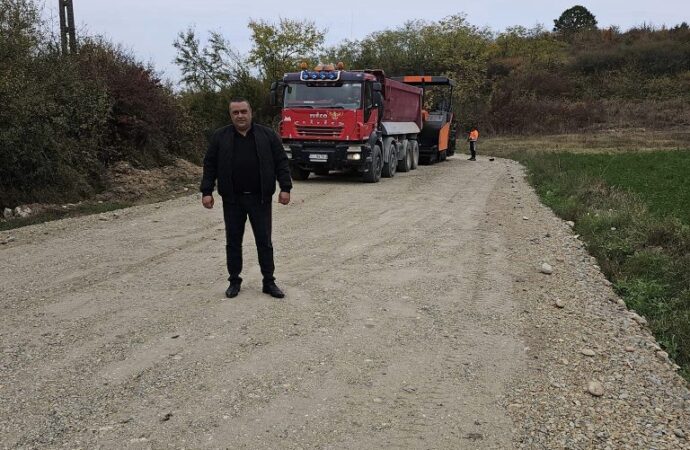 Se modernizează infrastructura rutieră în comuna Bălești