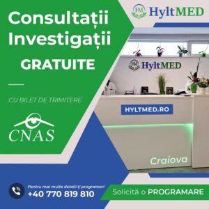 HyltMED Craiova- Accesează o consultație gratuită cu bilet de trimitere - 30 ianuarie 2024 AccentNews.ro