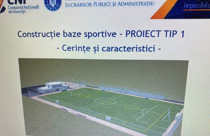O nouă sală de sport, cu 180 de locuri, la Roşia de Amaradia