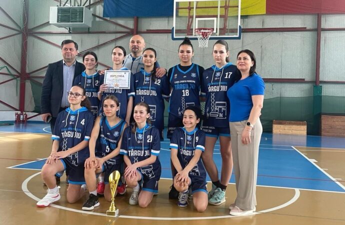 Baschetul școlar din Târgu Jiu, pregătit pentru Olimpiada Națională a Sportului Școlar