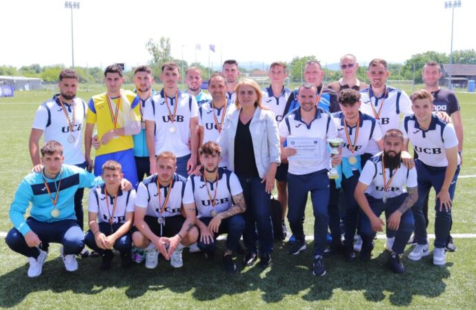 Argint pentru UCB la CNU de Fotbal