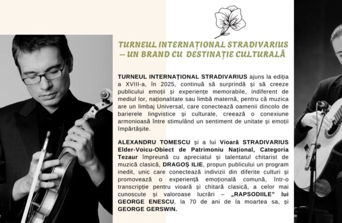 „Rapsodia Florilor” și concert Stradivarius în curtea lui Brâncuși