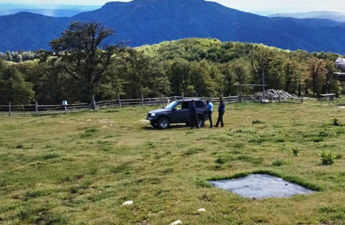 Intervenție a jandarmilor montani în zona Runcu