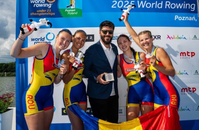 O canotoare din Gorj, vicecampioană mondială