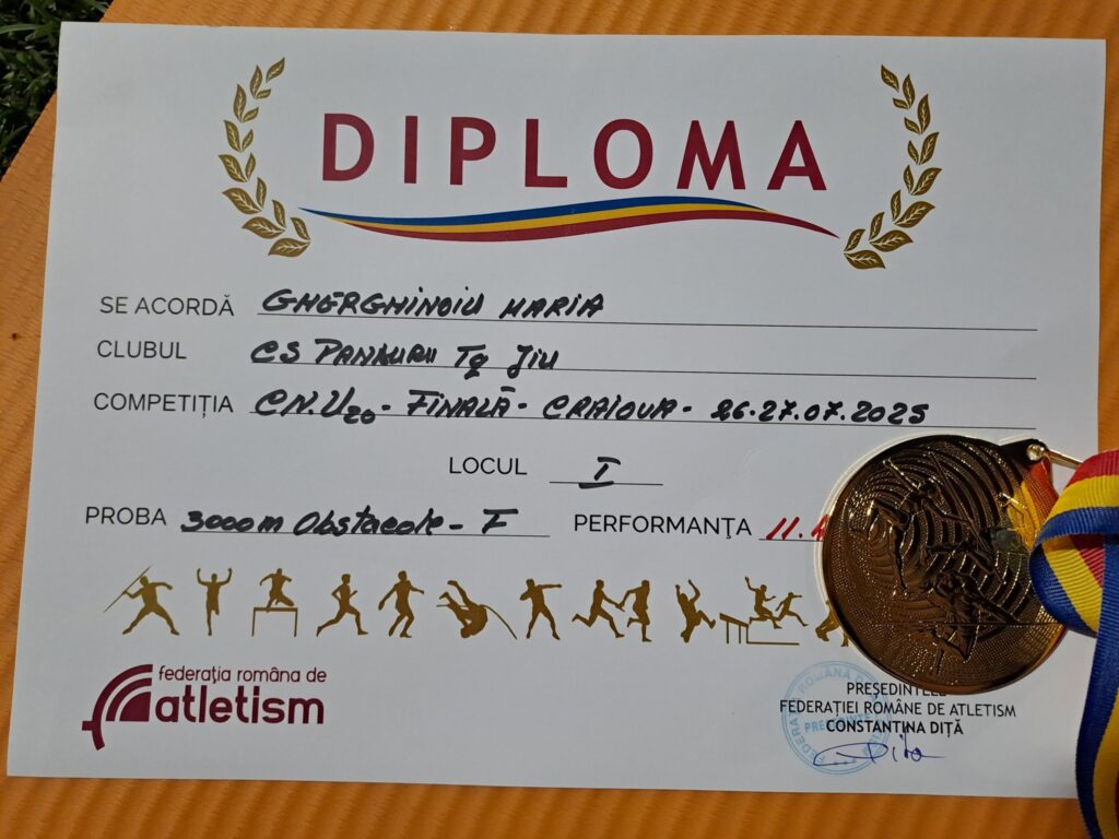 Maria Gherghinoiu, aur la 3.000 de metri obstacole - 28 iulie 2025 AccentNews.ro