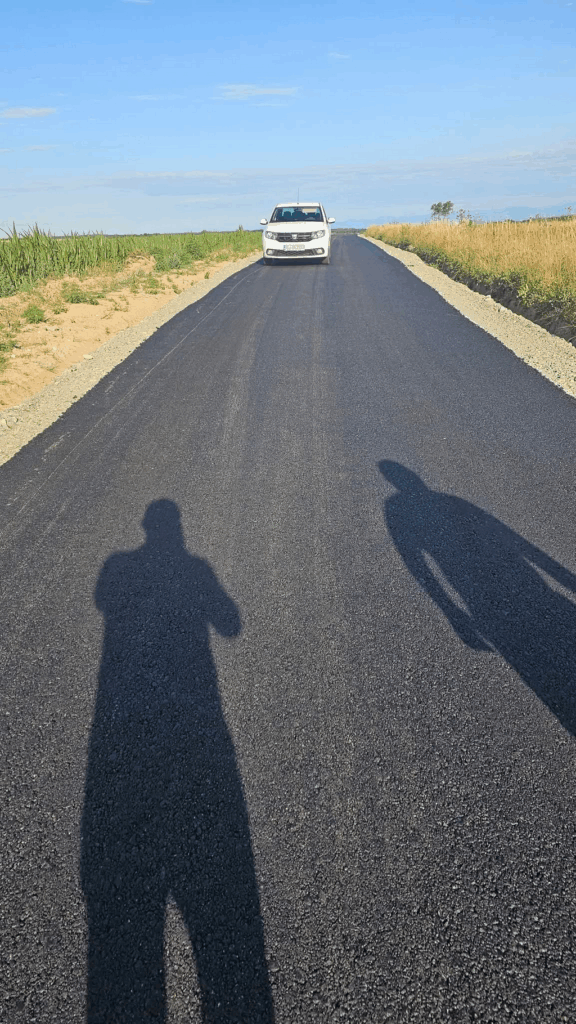 Asfalt nou între Dănești și Târgu Cărbunești - 14 iulie 2025 AccentNews.ro