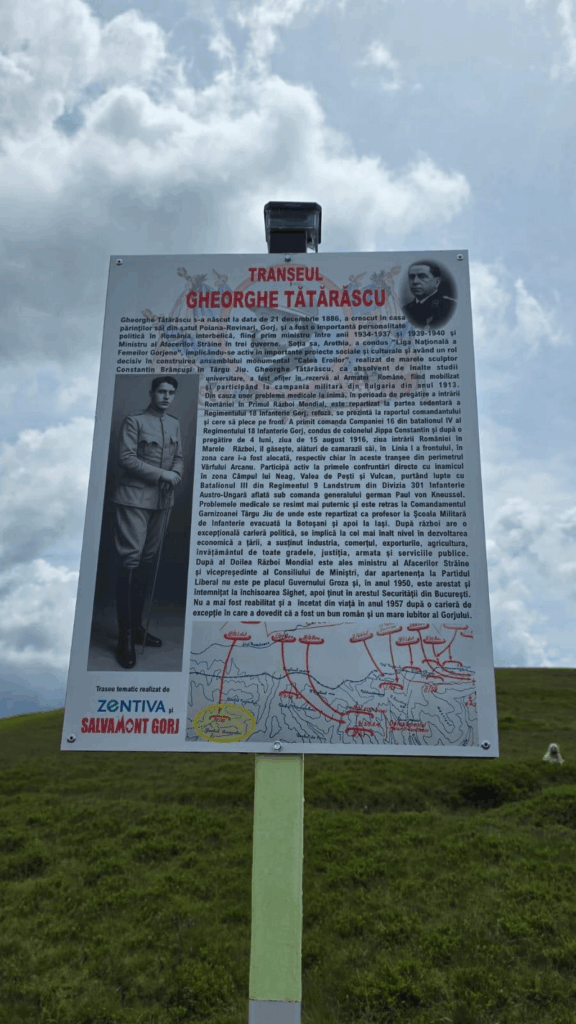 Traseul Tranșeelor – primul traseu turistic cu tema istorică amenajat în zona montană a județului Gorj 4 Traseul Tranșeelor – primul traseu turistic cu tema istorică amenajat în zona montană a județului Gorj - 1 iulie 2025 AccentNews.ro