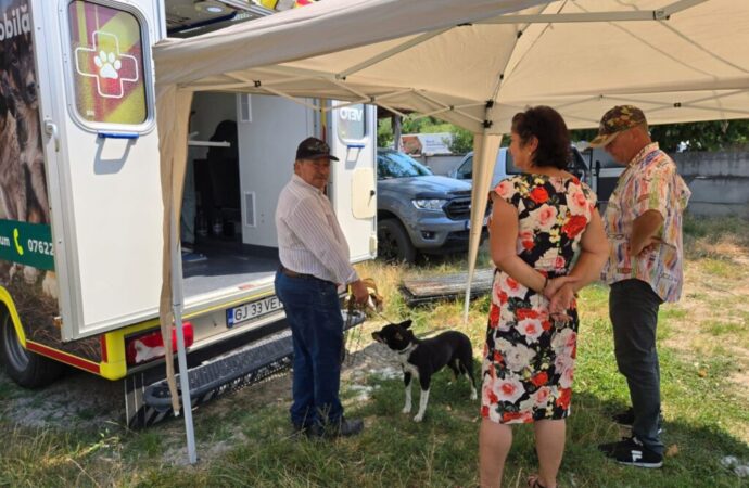 Clinica veterinară mobilă, în comuna Dănciulești