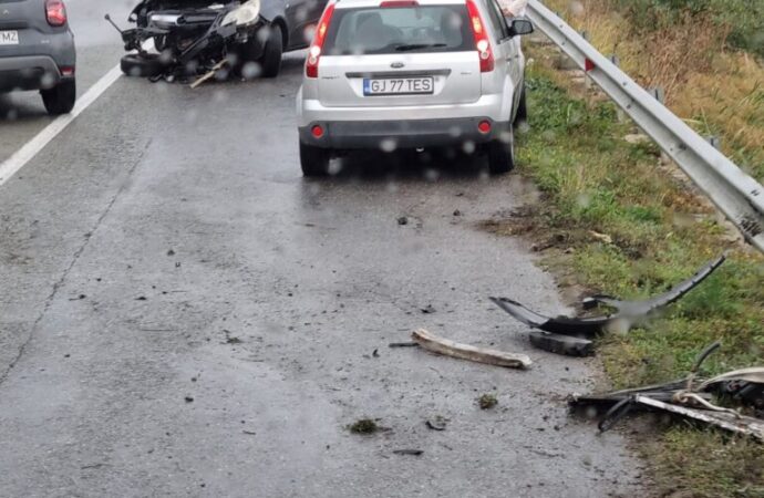 Accident pe centura municipiului Târgu Jiu