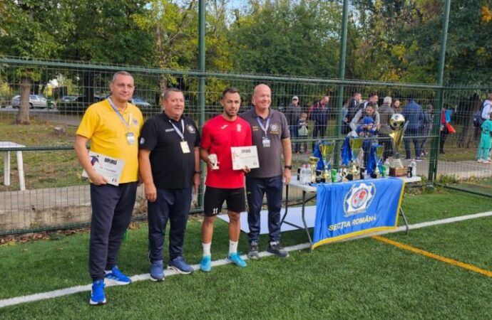Turneu de minifotbal, câștigat de pompierii gorjeni