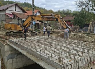 Podul „de peste Balta” din Plopșoru, finalizat 