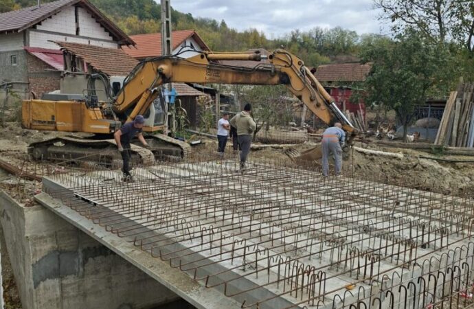 Podul „de peste Balta” din Plopșoru, finalizat 