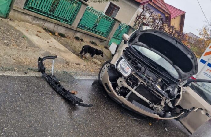 Accident la Galicea – un șofer de 61 de ani a ajuns la spital