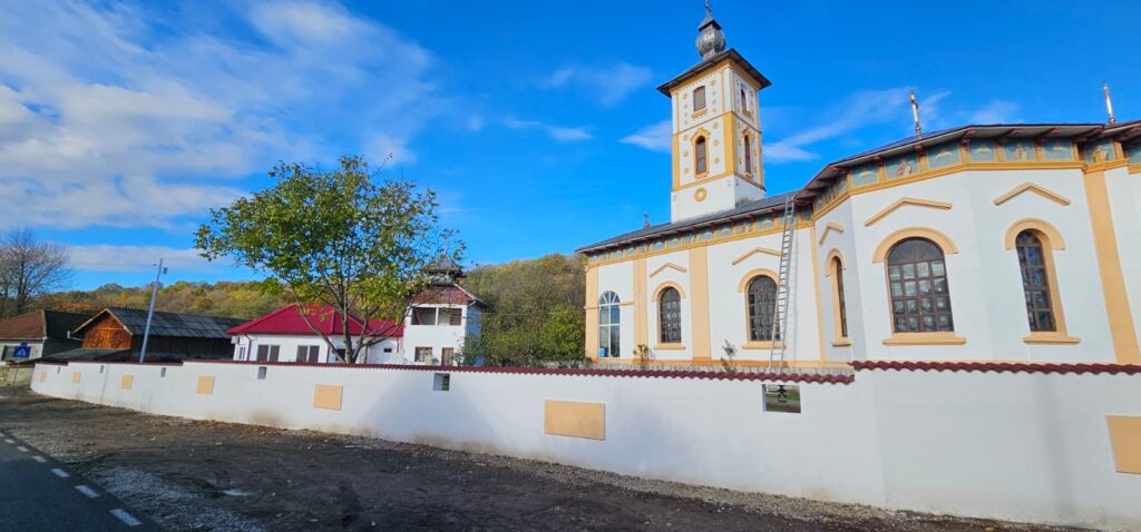 Gard nou la biserica din satul Runcu - 11 noiembrie 2025 AccentNews.ro