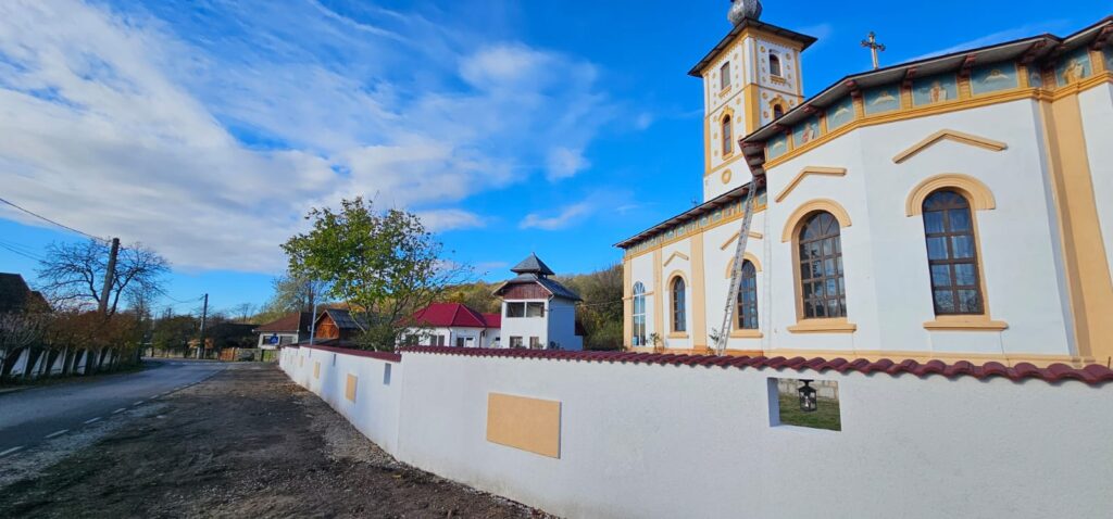 Gard nou la biserica din satul Runcu - 11 noiembrie 2025 AccentNews.ro