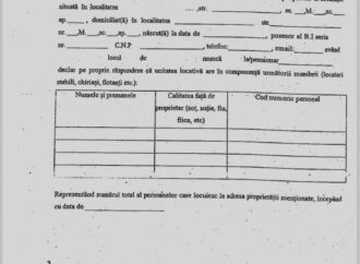 Primăria Bujoreni cere depunerea declarațiilor pentru taxa de salubrizare pe 2026