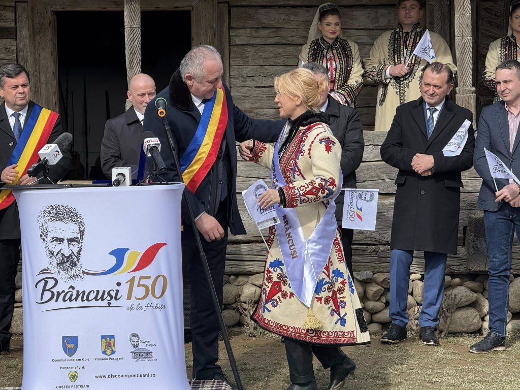 150 de ani de la nașterea lui Constantin Brâncuși, sărbătoriți la Hobița în prezența ministrului Culturii - 19 februarie 2026 AccentNews.ro