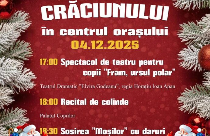 Târgu Jiu: Magia Crăciunului în Centrul Orașului