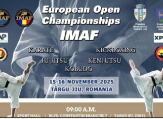 Târgu Jiu, centrul sporturilor de arte marțiale din Europa în perioada 15-16 noiembrie