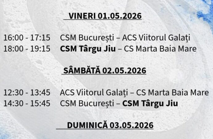 Turneu important la Târgu Jiu